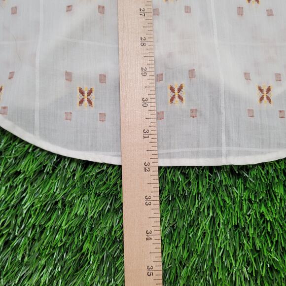 Vintage 70s JCPenney Dagger Collar Button Shirt Medium 15.5 33 Made In USA - Picture 12 of 14